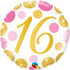 Pink & Gold Dots <br> 16th Birthday